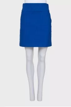 Blue suit with tag