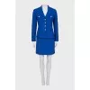 Blue suit with tag