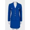 Blue suit with tag