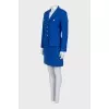 Blue suit with tag