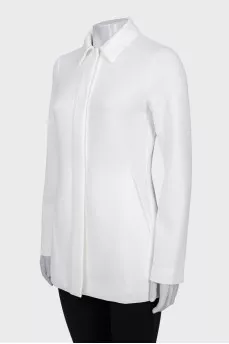 White fitted jacket
