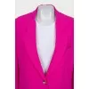 Pink suit with shorts with tag