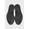 Men's black brogues