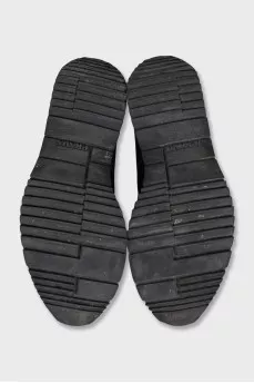 Men's black brogues