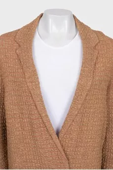 Loose-fitting cardigan with buttons