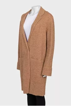 Loose-fitting cardigan with buttons