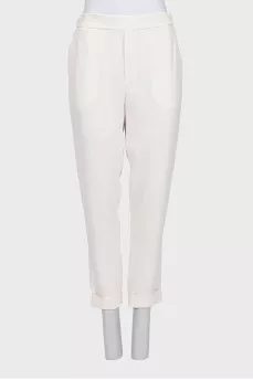 White pantsuit