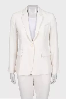 White pantsuit