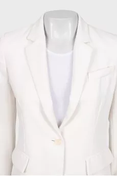 White pantsuit