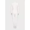 White pantsuit