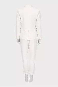 White pantsuit