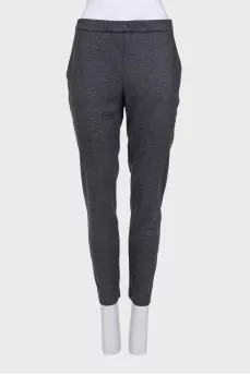 Tapered trousers with pockets