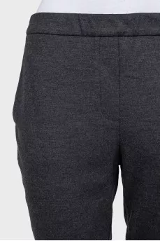 Tapered trousers with pockets