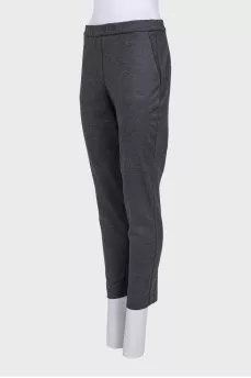 Tapered trousers with pockets