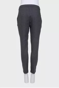Tapered trousers with pockets