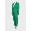 Green pantsuit with tag