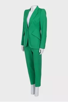 Green pantsuit with tag