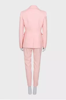 Pink three-piece suit