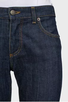 Dark blue flared jeans
