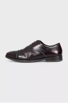 Men's brown leather shoes
