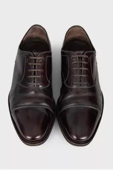 Men's brown leather shoes