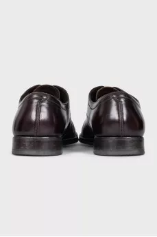 Men's brown leather shoes