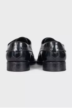 Men's leather lace-up shoes