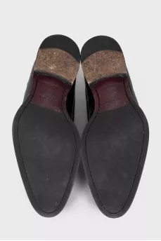 Men's leather lace-up shoes