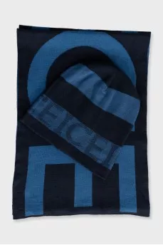 Men's scarf and hat set