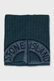 Men's wool infinity scarf