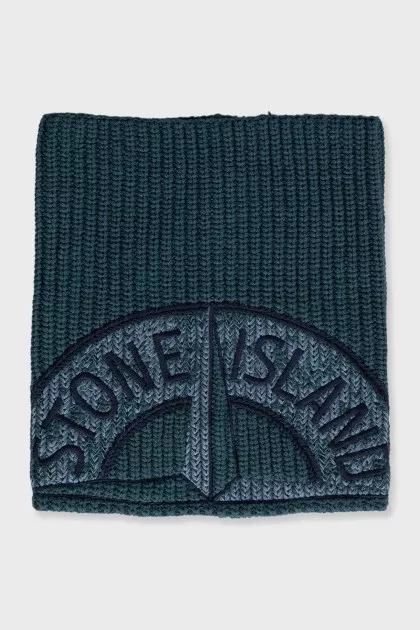 Men's wool infinity scarf