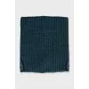 Men's wool infinity scarf