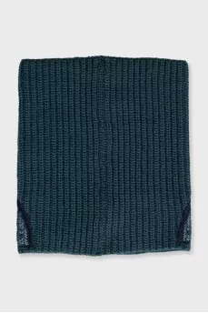 Men's wool infinity scarf