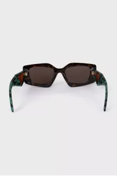 Printed sunglasses with a pattern