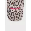 Animal print cap