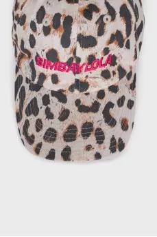 Animal print cap