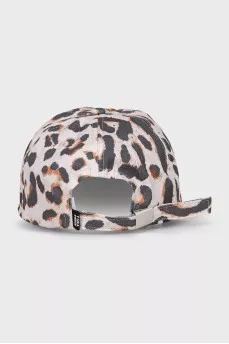Animal print cap