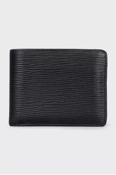 Men's wallet made of embossed leather