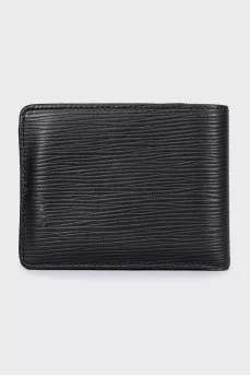 Men's wallet made of embossed leather