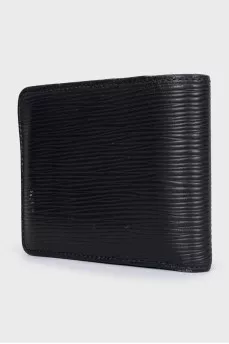 Men's wallet made of embossed leather