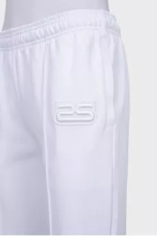 White sports pants