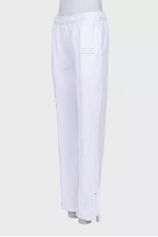 White sports pants