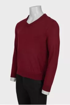 Men's straight-cut pullover