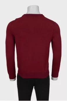 Men's straight-cut pullover