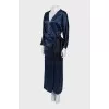 Blue dress with ties