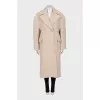 Single-breasted beige coat