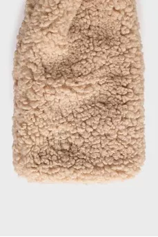 Teddy scarf with tag