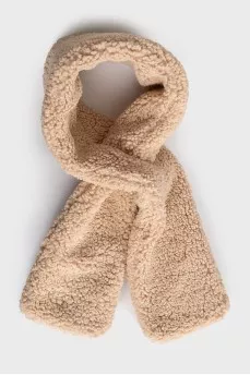 Teddy scarf with tag