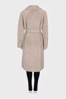 Alpaca and wool coat