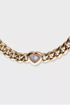 Золотий браслет з діамантом Happy Diamonds